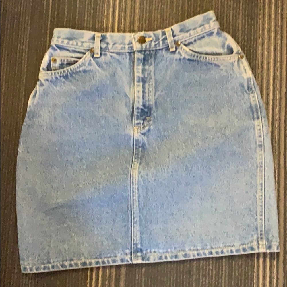 Vintage Lee Denim Skirt Size 4/6
